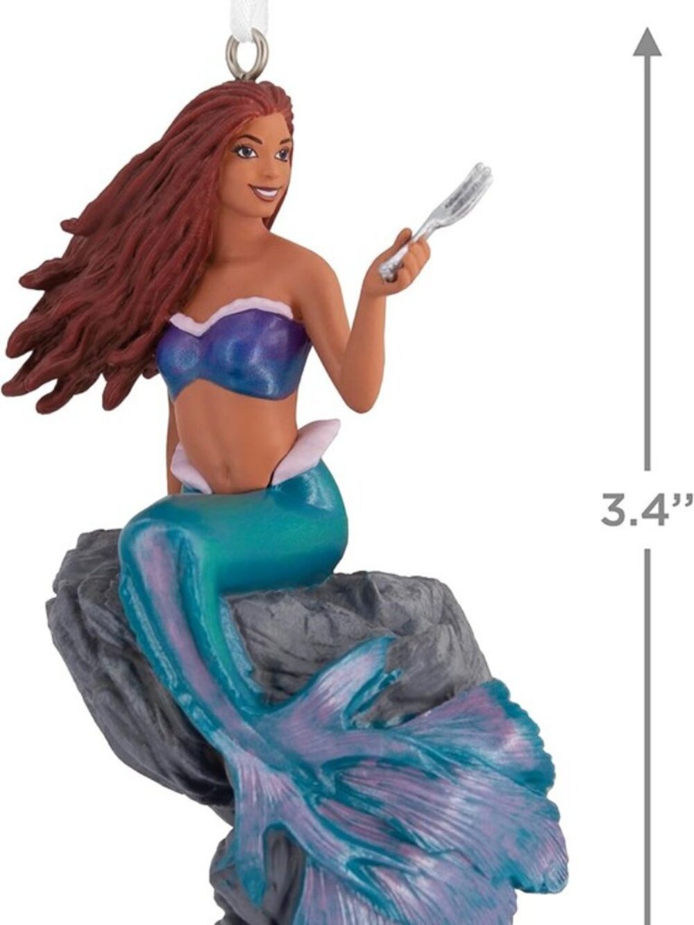 NIB Disney Little Mermaid Live Action Ariel Ornament